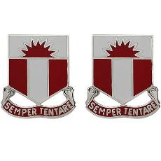 321st Engineer Battalion Unit Crest (Semper Tentare)